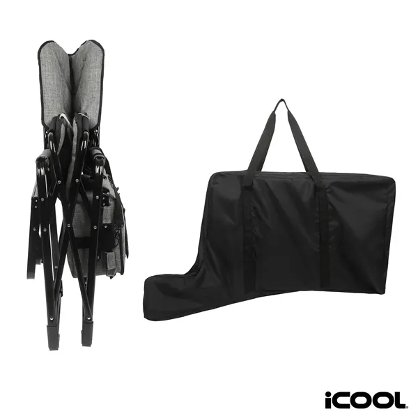iCOOL® Twin Peaks Deluxe Camping Chair With 18-Can Cooler... from ASI 67866 Logomark/Valumark