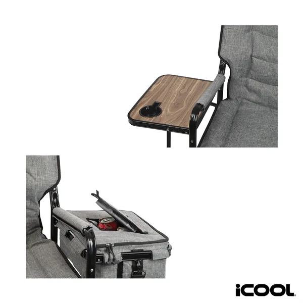 iCOOL® Twin Peaks Deluxe Camping Chair With 18-Can Cooler... from ASI 67866 Logomark/Valumark