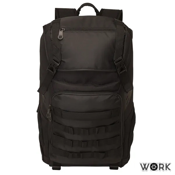 7" x 20" x 12" Work Outdoor backpack with laptop/tablet pockets,... from ASI 67866 Logomark/Valumark