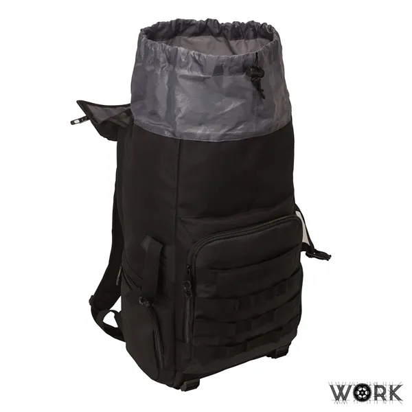 7" x 20" x 12" Work Outdoor backpack with laptop/tablet pockets,... from ASI 67866 Logomark/Valumark