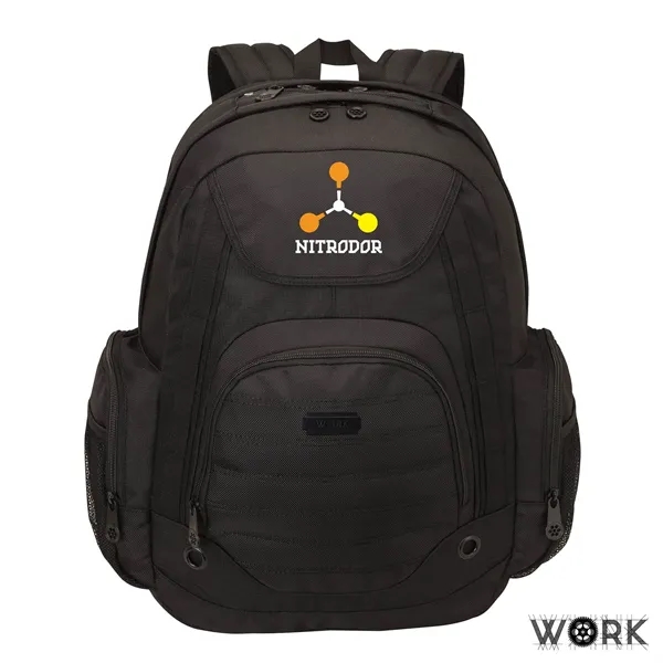 WORK® Pro Backpack... from ASI 67866 Logomark/Valumark