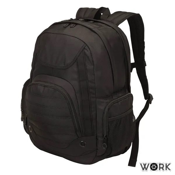 WORK® Pro Backpack... from ASI 67866 Logomark/Valumark