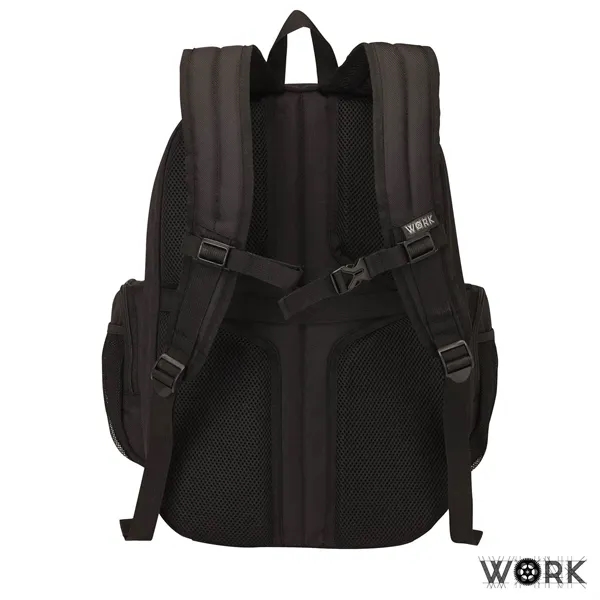 WORK® Pro Backpack... from ASI 67866 Logomark/Valumark
