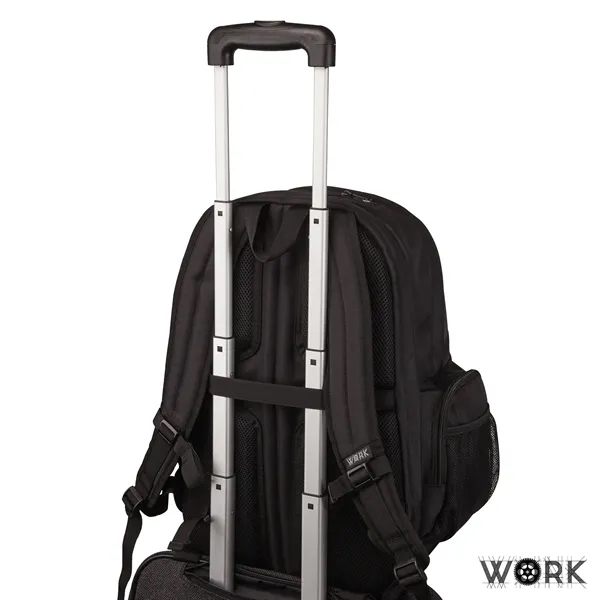 WORK® Pro Backpack... from ASI 67866 Logomark/Valumark