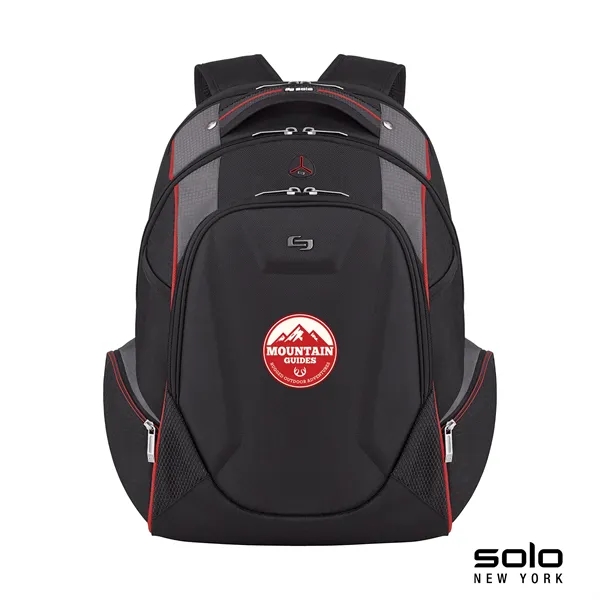 8" x 19" x 12.5" backpack with padded tablet/E-reader pocket and... from ASI 67866 Logomark/Valumark