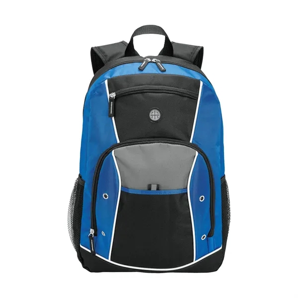 5.5" x 17.5" x 11.5" backpack that includes 15" padded laptop... from ASI 67866 Logomark/Valumark