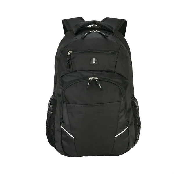 5" x 18.5" x 12.25" Melbourne backpack with padded 15" laptop... from ASI 67866 Logomark/Valumark