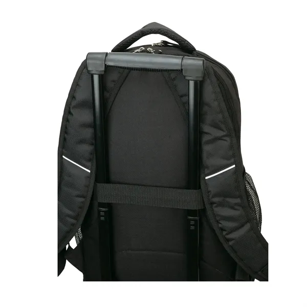 5" x 18.5" x 12.25" Melbourne backpack with padded 15" laptop... from ASI 67866 Logomark/Valumark