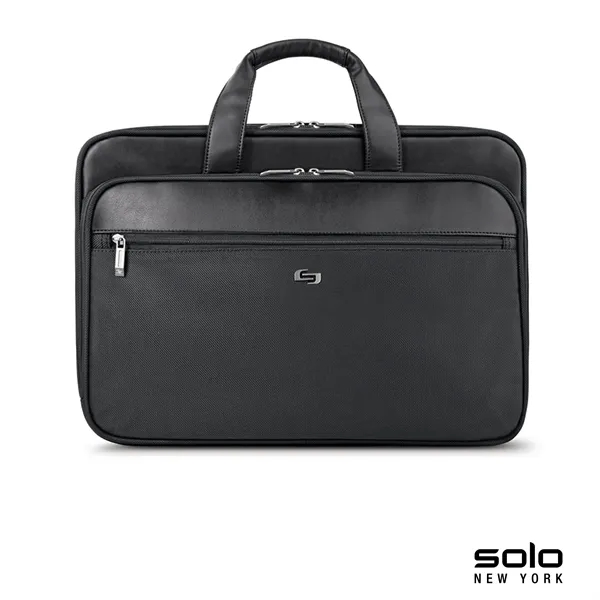 5.5" x 12" x 17.5" Solo Paramount Retractable Strap briefcase with... from ASI 67866 Logomark/Valumark