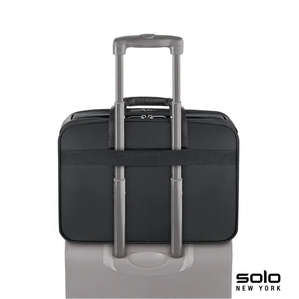 5.5" x 12" x 17.5" Solo Paramount Retractable Strap briefcase with... from ASI 67866 Logomark/Valumark