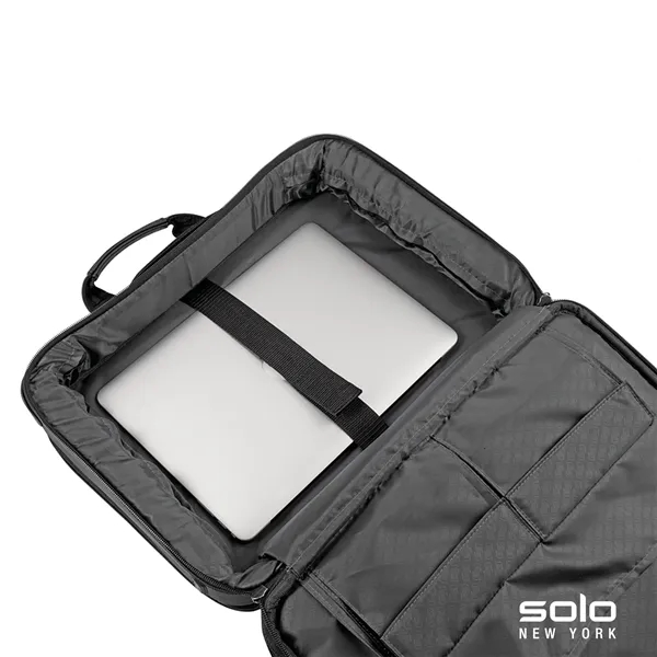 5.5" x 12" x 17.5" Solo Paramount Retractable Strap briefcase with... from ASI 67866 Logomark/Valumark
