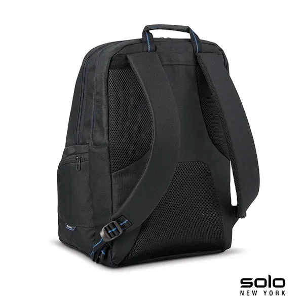 7" x 17.5" x 11.75" leatherette backpack; includes tablet/eReader pocket and... from ASI 67866 Logomark/Valumark