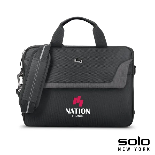 Solo NY® Flatiron 14.1" Slim Brief... from ASI 67866 Logomark/Valumark
