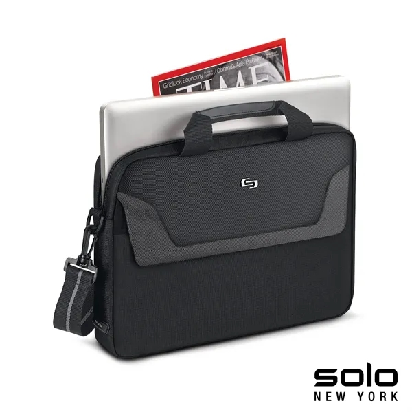 Solo NY® Flatiron 14.1" Slim Brief... from ASI 67866 Logomark/Valumark