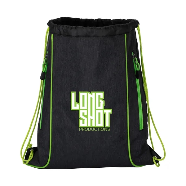 Seville Drawstring Bag w/ Color Accents... from ASI 67866 Logomark/Valumark