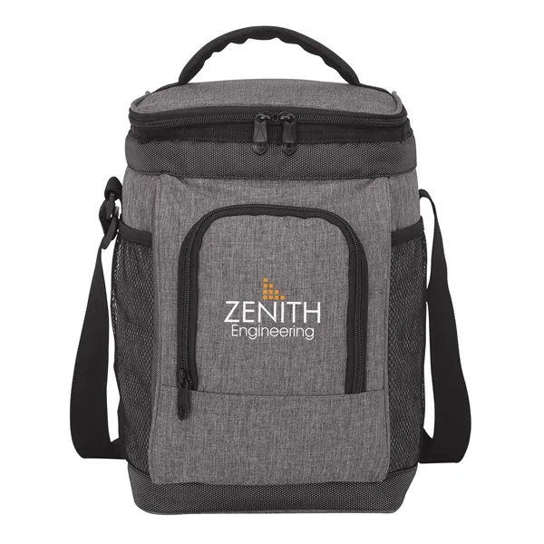 Polyester 18-can cooler bag with PEVA lining; includes 1 1/2" x... from ASI 67866 Logomark/Valumark / Valumark™