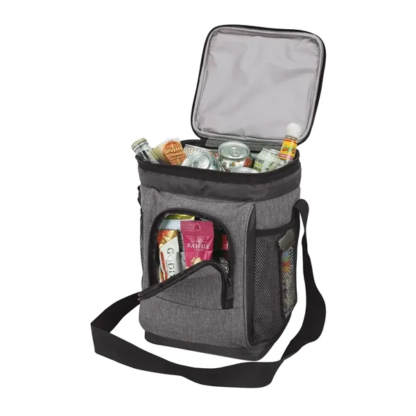 Polyester 18-can cooler bag with PEVA lining; includes 1 1/2" x... from ASI 67866 Logomark/Valumark / Valumark™