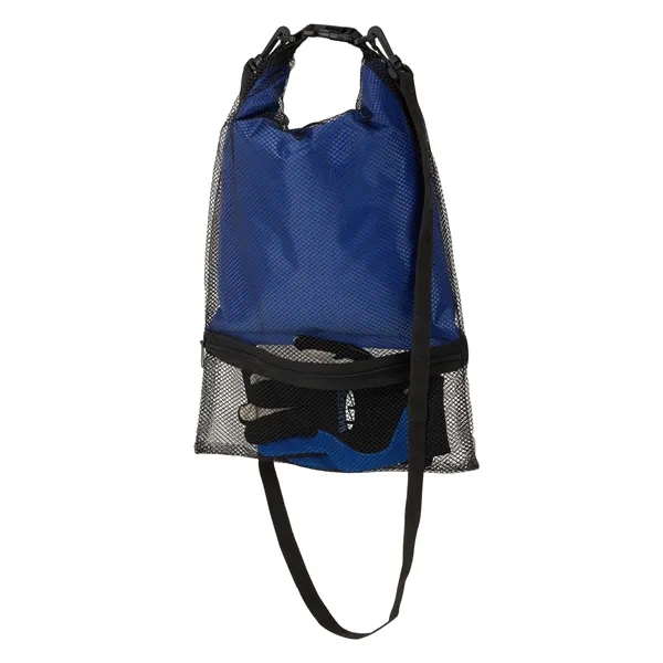 0.25" x 18" x 12" Crestone 3.8-liter waterproof bag with mesh... from ASI 67866 Logomark/Valumark
