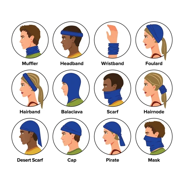 Cub Multi-Function USA Flag Gaiter/Wrap... from ASI 67866 Logomark/Valumark