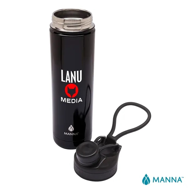 3.62  x 11.25" x 3" Manna™ 26-ounce double wall stainless... from ASI 67866 Logomark/Valumark