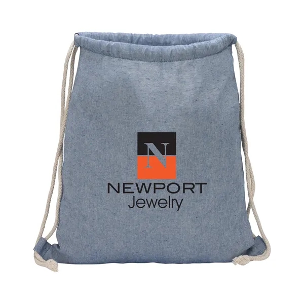 Huron Recycled Cotton Drawstring Tote... from ASI 67866 Logomark/Valumark