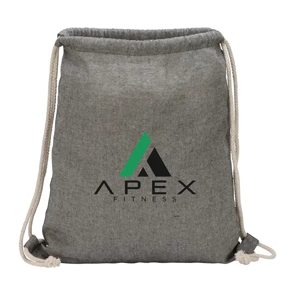 Huron Recycled Cotton Drawstring Tote... from ASI 67866 Logomark/Valumark