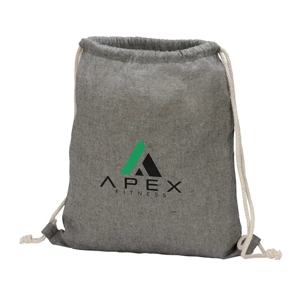 Huron Recycled Cotton Drawstring Tote... from ASI 67866 Logomark/Valumark