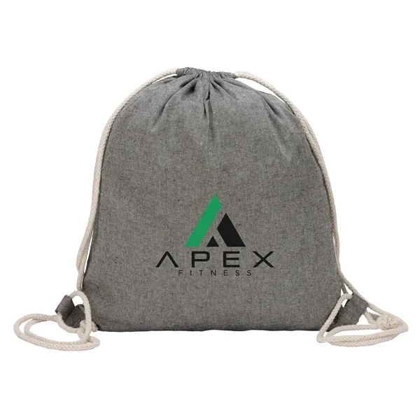 Huron Recycled Cotton Drawstring Tote... from ASI 67866 Logomark/Valumark