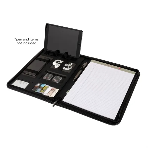 Sterling RPET Zippered Letter Size Padfolio... from ASI 67866 Logomark/Valumark