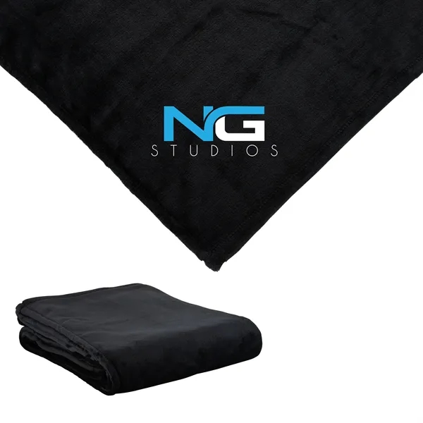 Montreal 60" x 72" Mink Touch Luxury Blanket... from ASI 67866 Logomark/Valumark