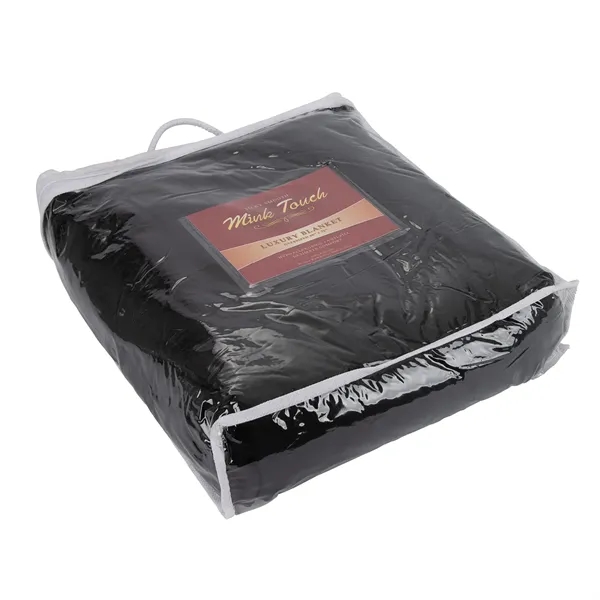 Montreal 60" x 72" Mink Touch Luxury Blanket... from ASI 67866 Logomark/Valumark