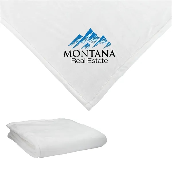 Montreal 60" x 72" Mink Touch Luxury Blanket... from ASI 67866 Logomark/Valumark