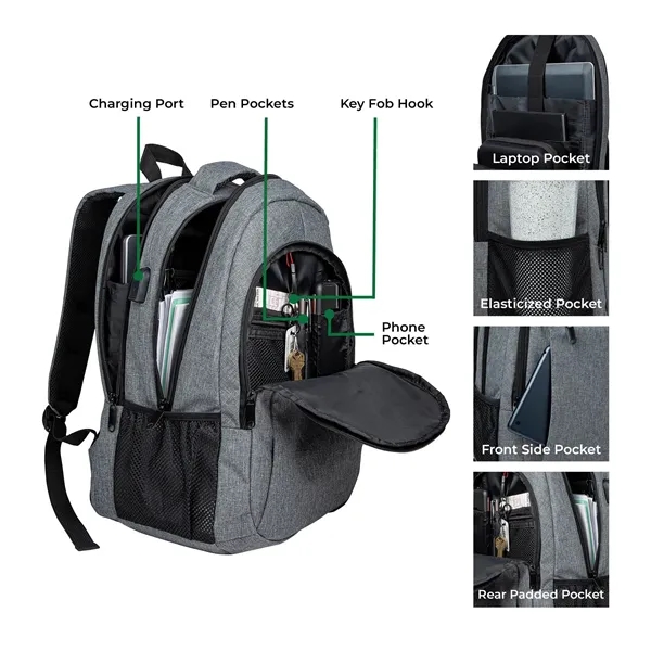 Metro Travel Laptop Backpack... from ASI 67866 Logomark/Valumark