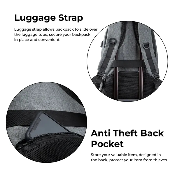 Metro Travel Laptop Backpack... from ASI 67866 Logomark/Valumark