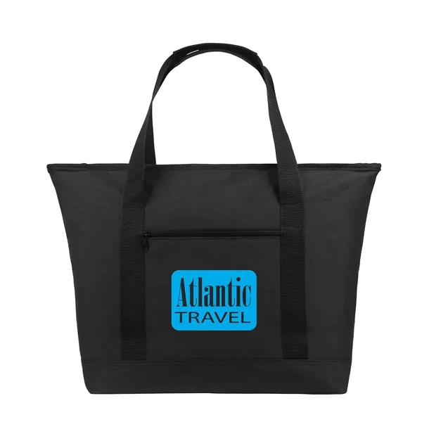 Shoreline RPET 24-Can Cooler Tote Bag... from ASI 67866 Logomark/Valumark