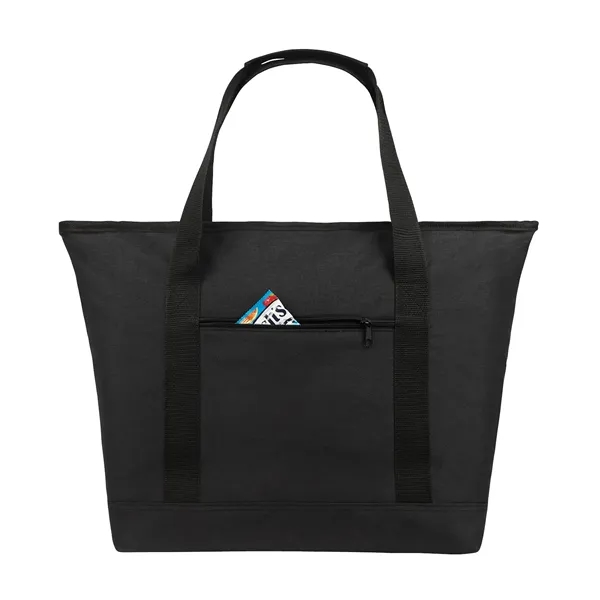 Shoreline RPET 24-Can Cooler Tote Bag... from ASI 67866 Logomark/Valumark