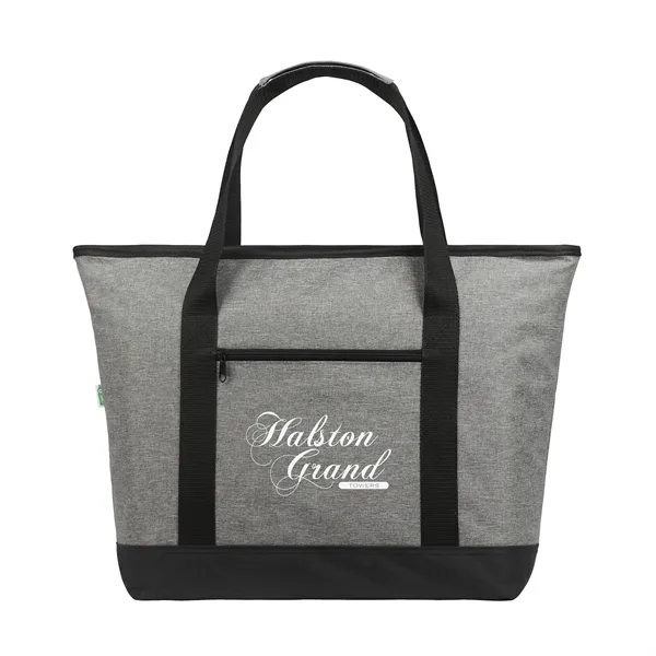 Shoreline RPET 24-Can Cooler Tote Bag... from ASI 67866 Logomark/Valumark