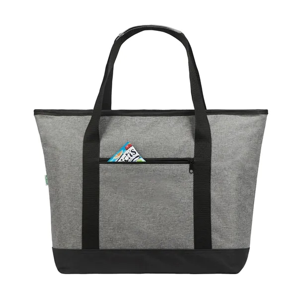 Shoreline RPET 24-Can Cooler Tote Bag... from ASI 67866 Logomark/Valumark