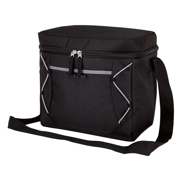 Polyester 16-can cooler bag with PEVA lining; includes 1 1/2" x... from ASI 67866 Logomark/Valumark