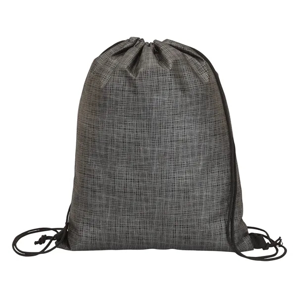 0.25" x 16.5" x 13" Impress drawstring tote with black and... from ASI 67866 Logomark/Valumark / Valumark™
