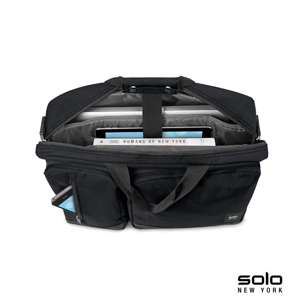 4" x 12" x 16.5" hybrid briefcase with laptop 15.6" laptop... from ASI 67866 Logomark/Valumark