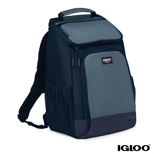 Igloo® MaxCold® Evergreen 24-Can RPET Backpack... from ASI 67866 Logomark/Valumark