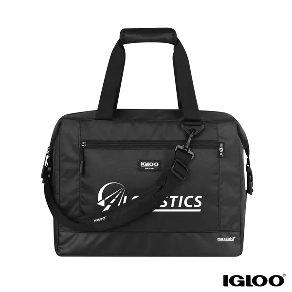 Igloo® MaxCold® Evergreen Snapdown 36-Can RPET Cooler Tote... from ASI 67866 Logomark/Valumark