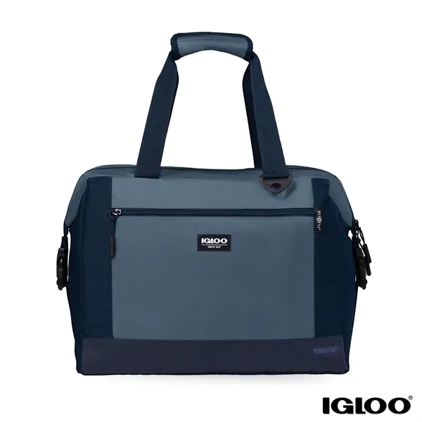 Igloo® MaxCold® Evergreen Snapdown 36-Can RPET Cooler Tote... from ASI 67866 Logomark/Valumark