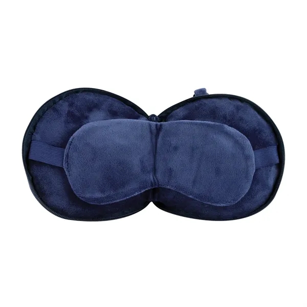 Journey Neck Pillow With Built-In Sleep Mask... from ASI 67866 Logomark/Valumark
