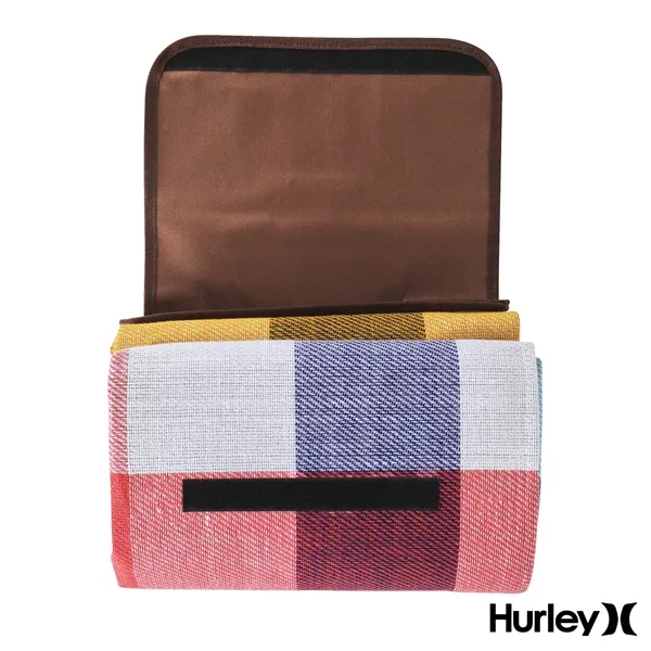 Hurley® Water Resistant Outdoor Packable Mat... from ASI 67866 Logomark/Valumark