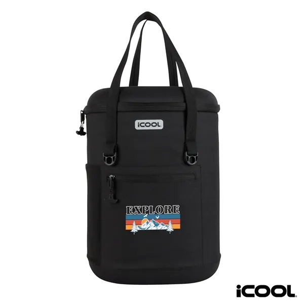 iCOOL® Granby 24-Can Cooler Backpack... from ASI 67866 Logomark/Valumark
