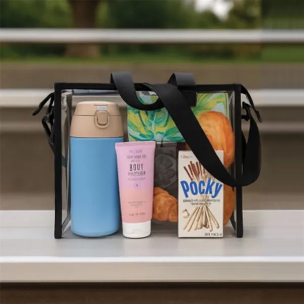 Show off your style and essentials with this premium clear vinyl... from ASI 41511 Brainchild USA Inc / BrainChild Gift Club