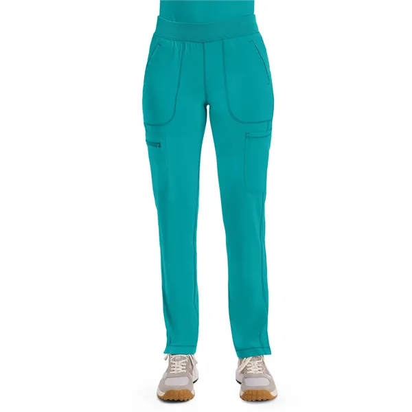 Cherokee Infinity Women's Mid Rise Tapered Leg Pull-on Pant... from ASI 86018 Scrub Authority / Uniform Stores
