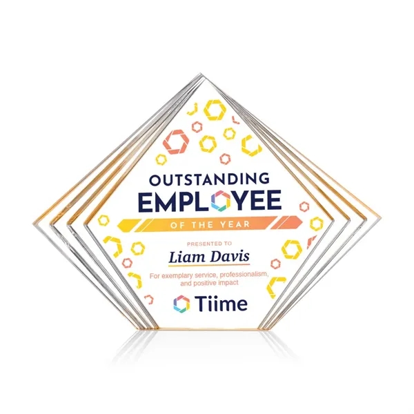 The Crawford VividPrint™ Award is a sleek freestanding acrylic recognition piece... from ASI 84592 St Regis Group / St Regis